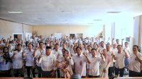 Foto: Fatmawati Rusdi Pamit ke Pegawai Bapenda Makassar