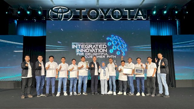 Kalla Toyota Cabang Urip Sumoharjo berhasil meraih penghargaan Excellence Kaizen. Foto: Istimewa