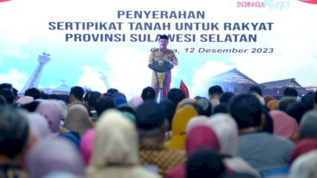 Abd Rauf Sebut Penyerahan Sertipikat Tanah untuk Masyarakat Minimalisir Persoalan Sengketa di Gowa