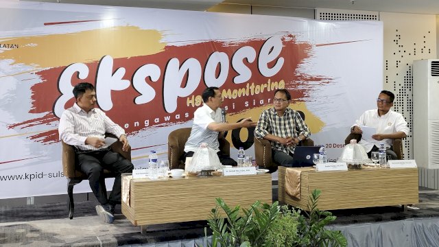 Ekspose Monitoring KPID Sulsel. Foto: Istimewa