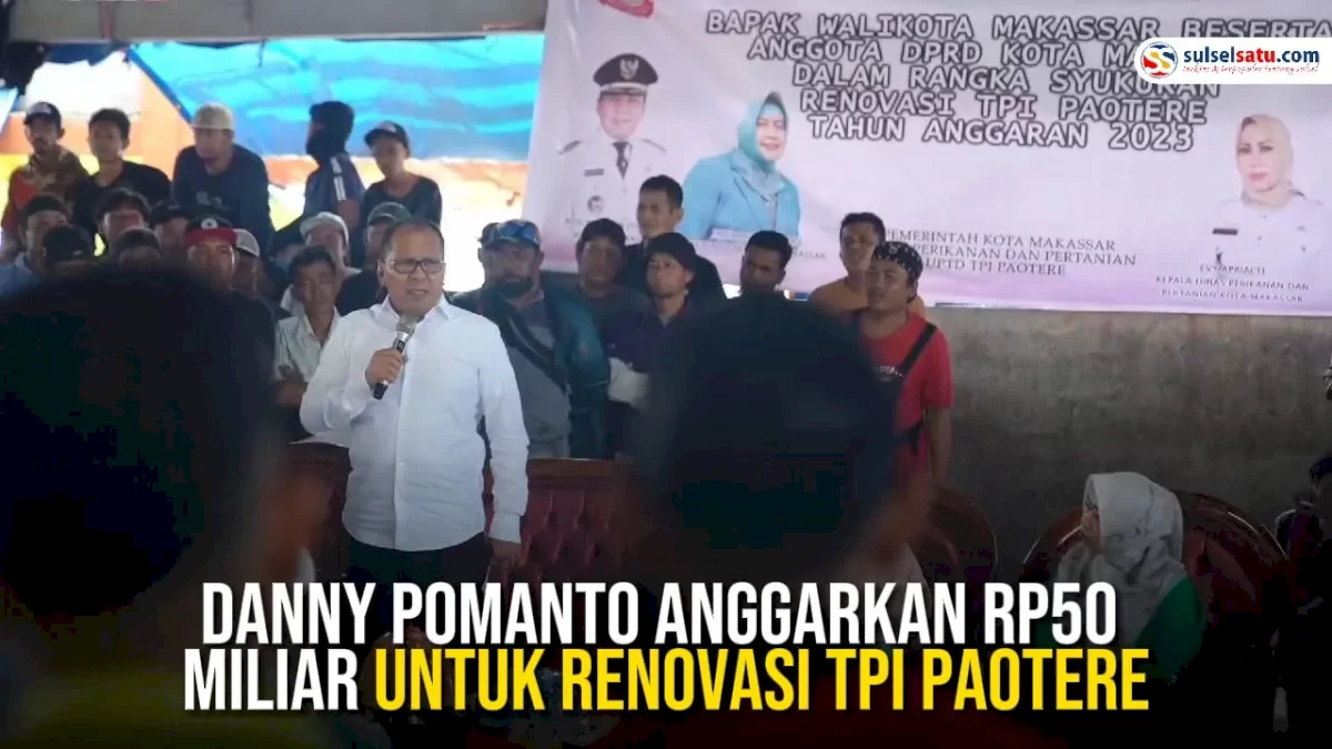 VIDEO: Wali Kota Makassar Danny Pomanto Anggarkan Rp50 Miliar untuk Renovasi TPI Paotere