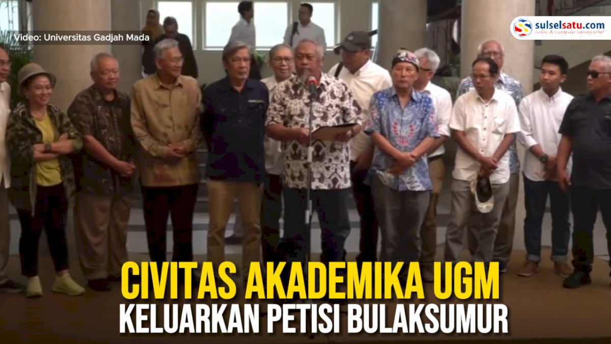VIDEO: Civitas Akademika UGM Keluarkan Petisi Bulaksumur, Menjaga Kemurnian Demokrasi