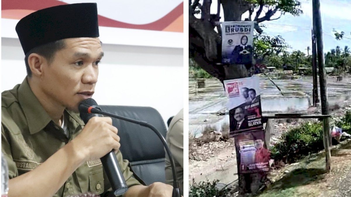 Ribuan APK dan BK Caleg di Jeneponto Melanggar, Bawaslu : Kita Akan Tertibkan