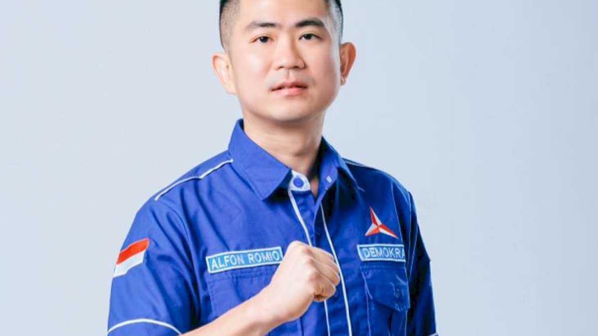 Alfon Romio Limbunan Pemuda Tionghoa Tatap DPRD Makassar Lewat Demokrat