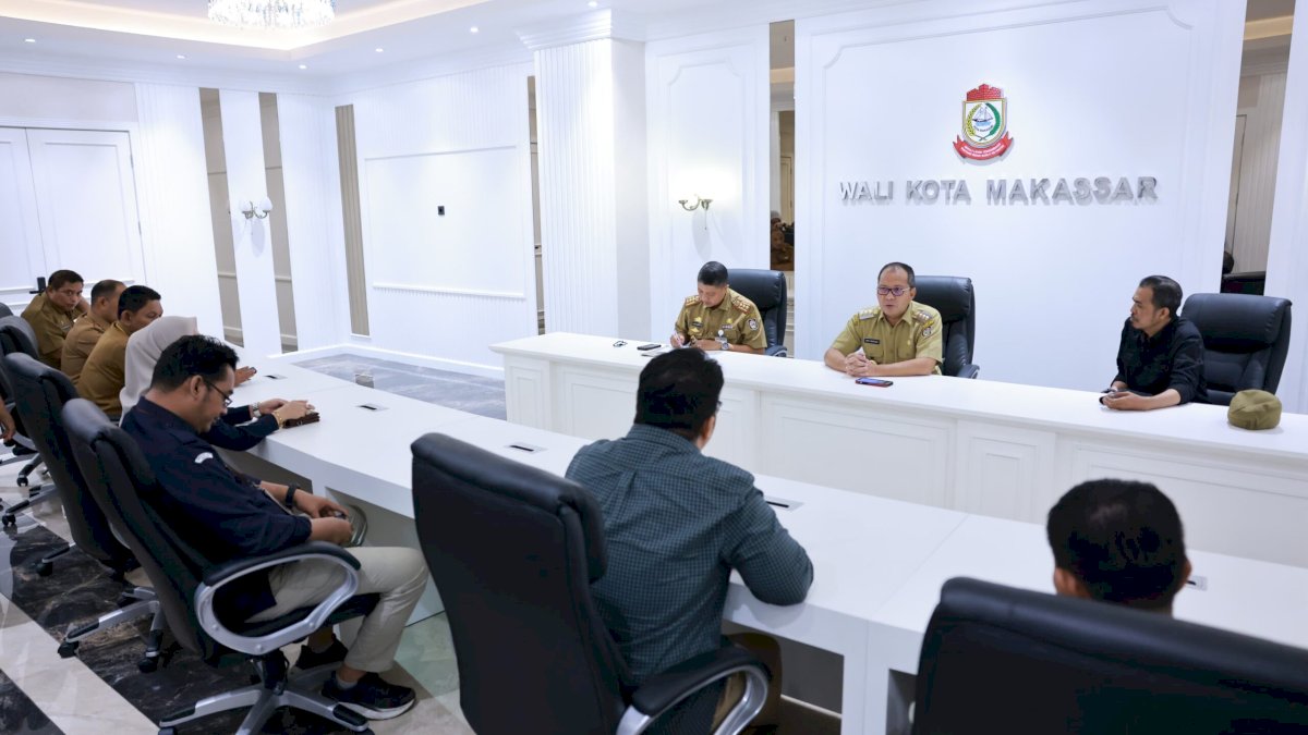 Komisioner KPU Makassar Baru Temui Danny Pomanto Bahas Kesiapan Pemilu 2024