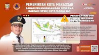 BMKG Prediksi Kota Makassar Berstatus Siaga Cuaca Ekstrem