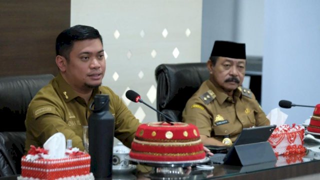 Bupati Gowa Adnan Purichta Ichsan dan Wakil Bupati Gowa Abd Rauf Malaganni. Foto: Istimewa