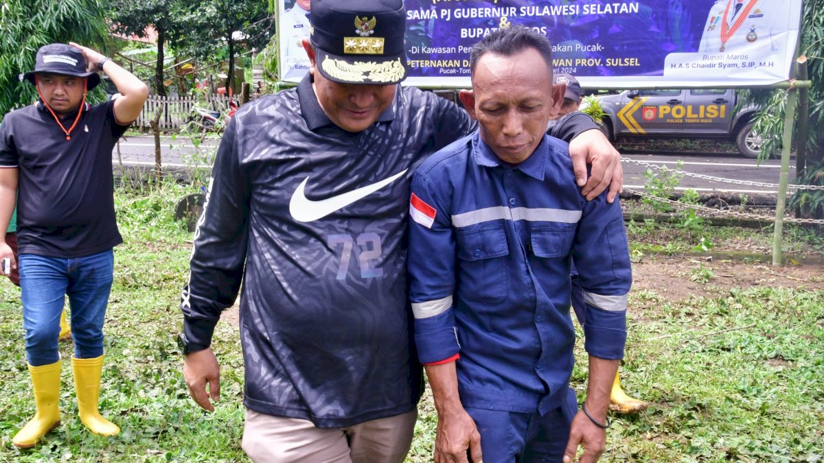 Olahraga di GOR Sudiang, Barisan Muda Putra Pongka Tanam Sukun Bersama Pj Gubernur Sulsel