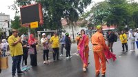 Dekranasda Sulsel Hadiri Promosi Karawo Khas Gorontalo di CFD Sudirman