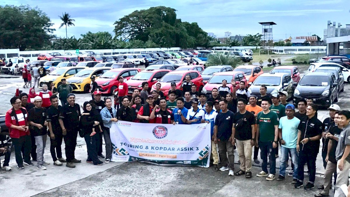 Perkuat Silaturahmi Sesama Member, TOC Celebes Gelar Touring dan Kopdar Assik 3 ke Kota Pare-pare