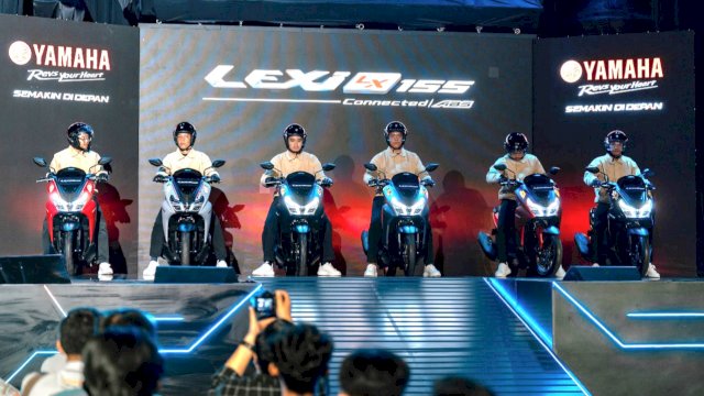Yamaha Indonesia saat merilis LEXi 155 cc di Jakarta beberapa waktu lalu. Foto: Istimewa