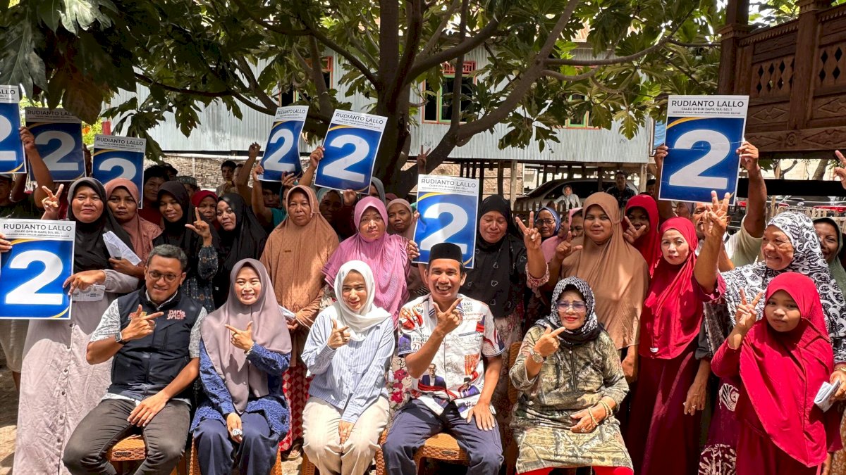 Sosialisasi di Desa Bontosunggu, Paris Yasir Optimis Rudianto Lallo dan Salmawati Menang di Pemilu 2024