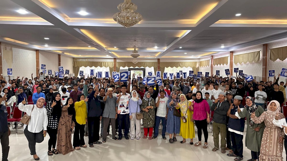 Ribuan Warga Bantaeng Berikrar Siap Menangkan Rudianto Lallo di Pemilu 2024