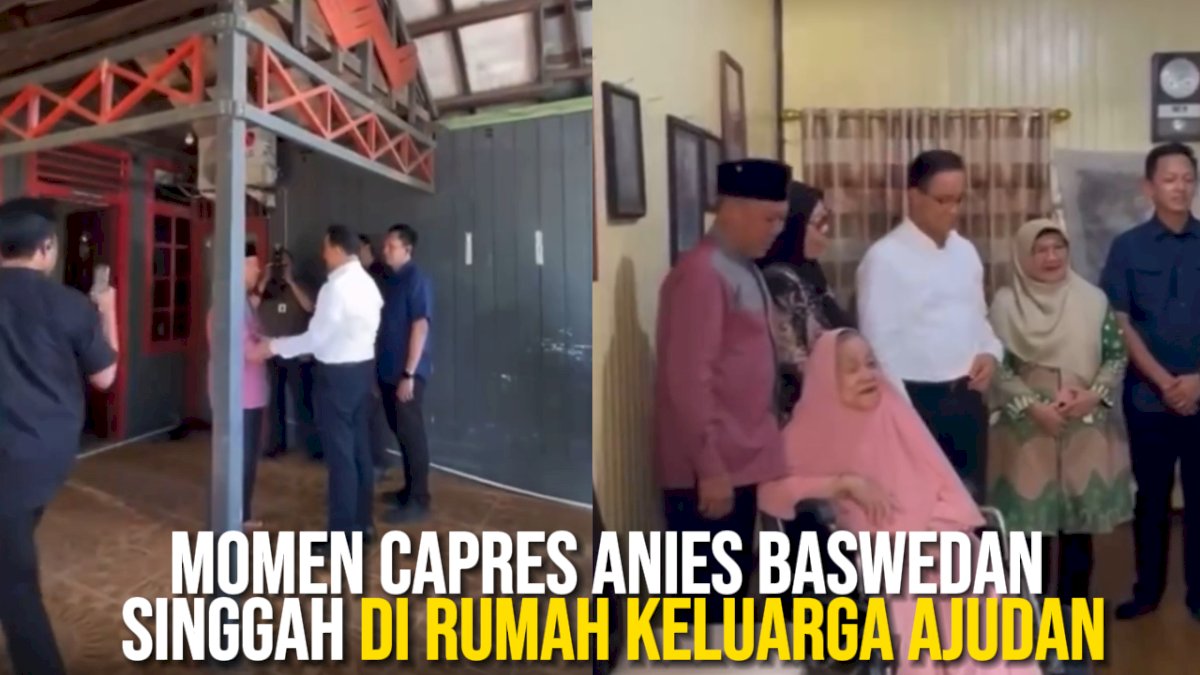 VIDEO: Momen Capres Anies Baswedan Singgah di Rumah Keluarga Ajudan di Tenggarong