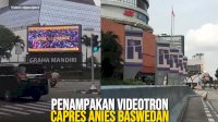 VIDEO: Penampakan Videotron Capres Anies Baswedan