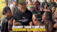 VIDEO: Capres Anies Baswedan Disambut Tarian Yembo saat Berkjunjung ke Sorong Papua