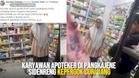 VIDEO: Karyawan Apoteker di Pangkajene Sidenreng Kepergok Curi Uang