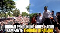 VIDEO: Ribuan Pendukung Capres Anies Baswedan Hadiri Kampanye Terbuka di Padang
