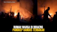 VIDEO: Rumah Warga di Biraeng Pangkep Hangus Terbakar