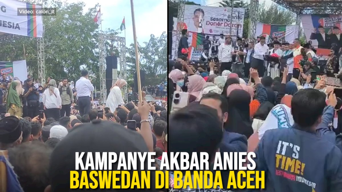 VIDEO: Kampanye Akbar Anies Baswedan di Banda Aceh