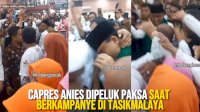 VIDEO: Capres Anies Dipeluk Paksa Saat Berkampanye di Tasikmalaya