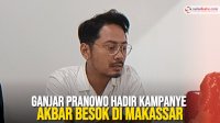 VIDEO: Ganjar Pranowo Hadir Kampanye Akbar Besok di Makassar