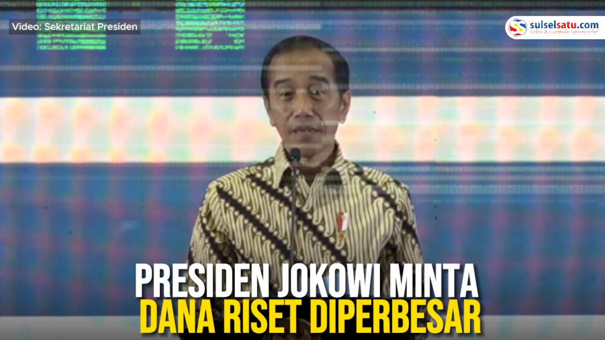 VIDEO: Presiden Jokowi Minta Dana Riset Diperbesar