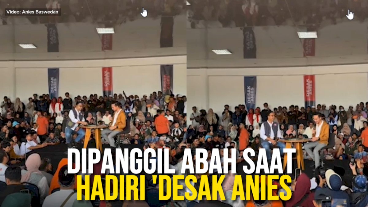 VIDEO: Anies Baswedan Dipanggil Abah saat Hadiri Desak Anies di Sumatera Barat