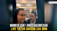 VIDEO: Momen saat Anies Baswedan Live TikTok Bareng Cak Imin