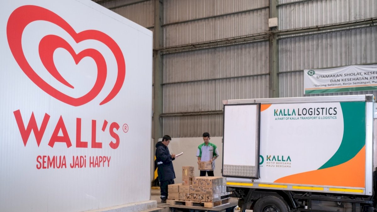 Kalla Translog Catat Kenaikan 21,67 Persen Distribusi Es Krim Wall’s Selama 2023