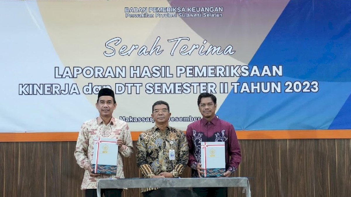 PJ Sekda Makassar Terima LHPK dari BPK RI Sulsel, Bersiap Berbenah dan Targetkan WTP 2024