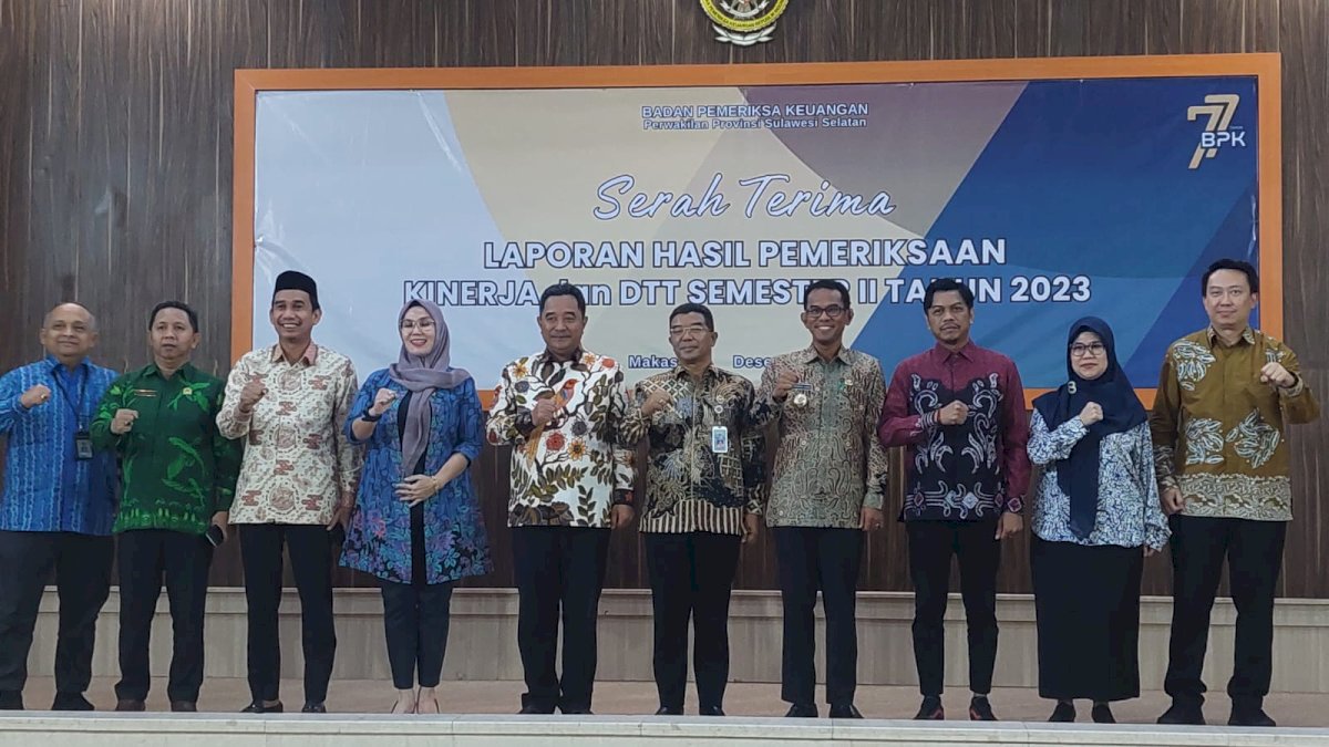 Pemkot Makassar Terima LHPK DTT, Mandatory Spending hingga Mobilitas Penduduk Jadi Sorotan BPK