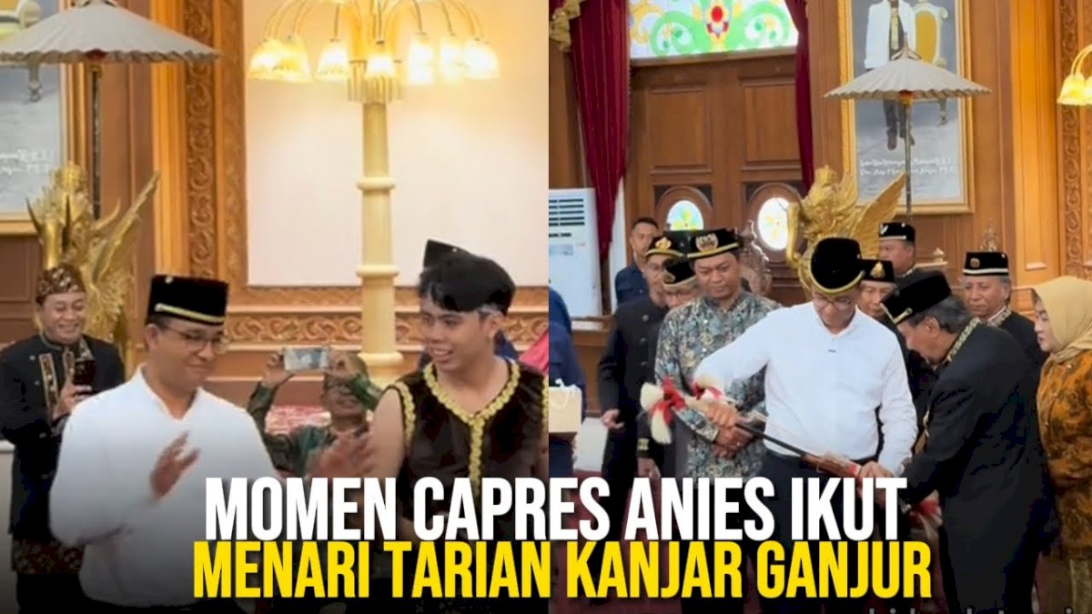 VIDEO: Capres Anies Baswedan Ikut Menari Tarian Kanjar Ganjur