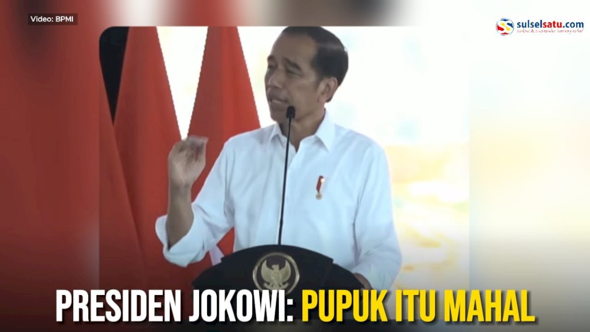 VIDEO: Dorong Penggunaan Pupuk dengan Bijak, Presiden Jokowi: Pupuk itu Mahal