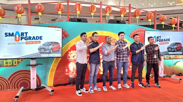 Press conference Kalla Toyota di TSM Makassar. Foto: Sri Wahyu Diastuti / Sulselsatu.com