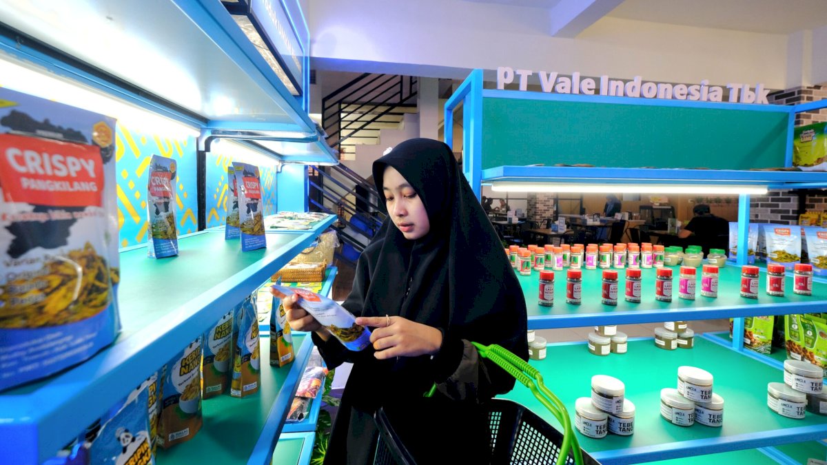 Produk Binaan PPM PT Vale Hadir di Sentra UMKM Apindo Sulsel