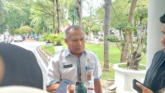 Kepala Badan Kepegawaian dan Sumber Daya Manusia Daerah (BKPSDMD) Kota Makassar Akhmad Namsum. Foto: Andi Baso Mappanyompa / Sulselsatu.com