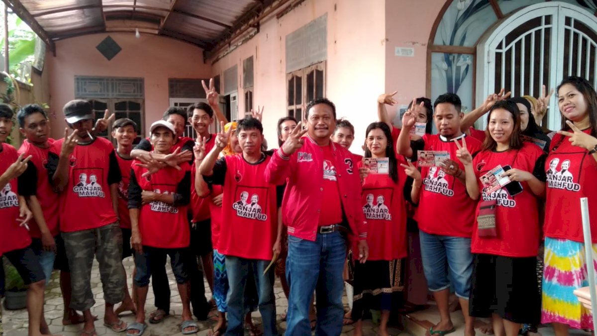 Andi Walinga Caleg DPRD Sulsel Kampanye Door to Door di Kecamatan Manggala dan Panakkukang