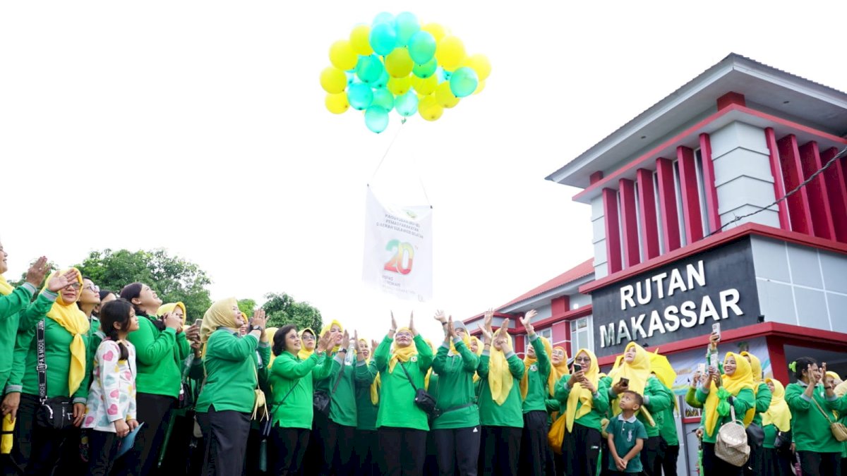 Semarak HUT ke-20, PIPAS Kanwil Sulsel Gelar Jalan Sehat Bersama