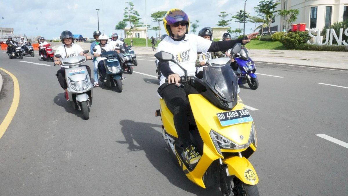 Kalla Kars Inisiasi Komunitas Motor Listrik Pertama di Kota Makassar