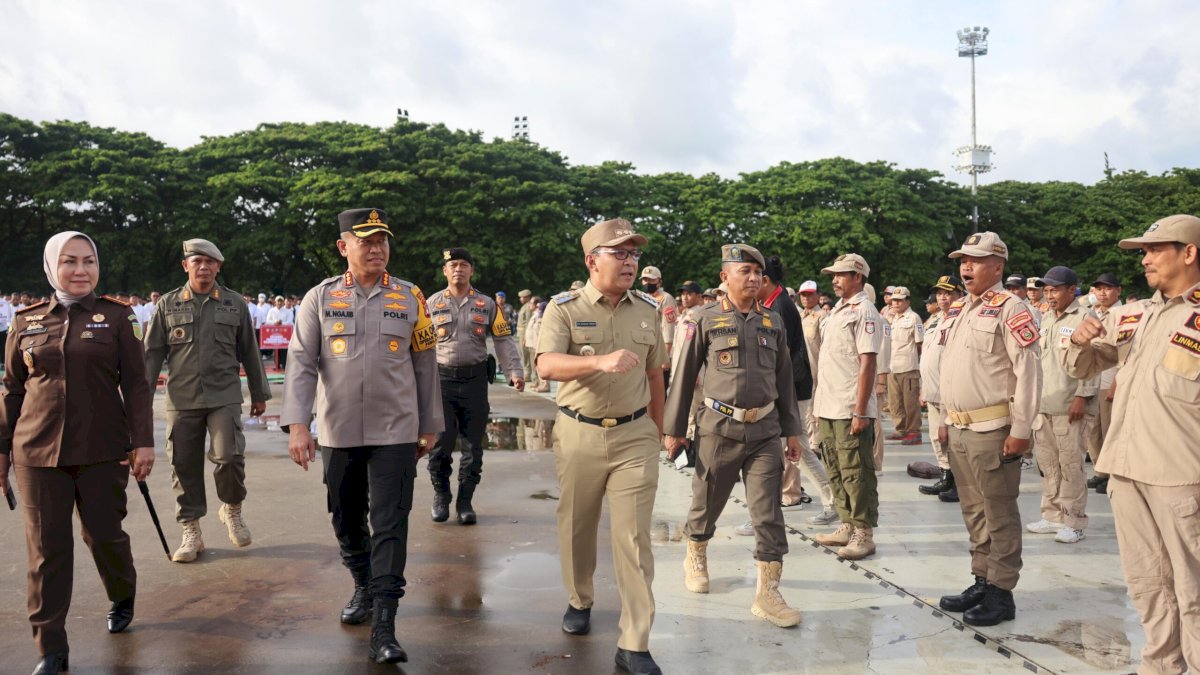 Danny Pomanto Siagakan Ribuan Satpol PP dan Satlinmas Wujudkan Pemilu Damai