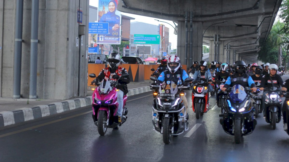 Asmo Sulsel Ajak 1.000 Konsumen Rolling Akbar Honda Premium Matic Riders