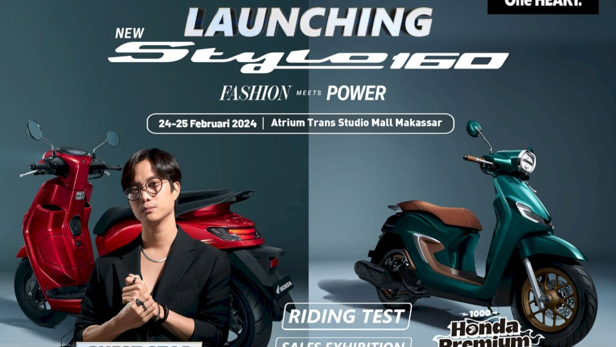 Asmo Sulsel Siap Launching New Honda Stylo 160 di Makassar Akhir Pekan Ini