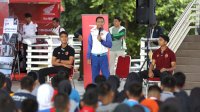 Asmo Sulsel Bersama PSM Makassar Perkuat Literasi #Cari_Aman Anggota Paskibraka Sekolah