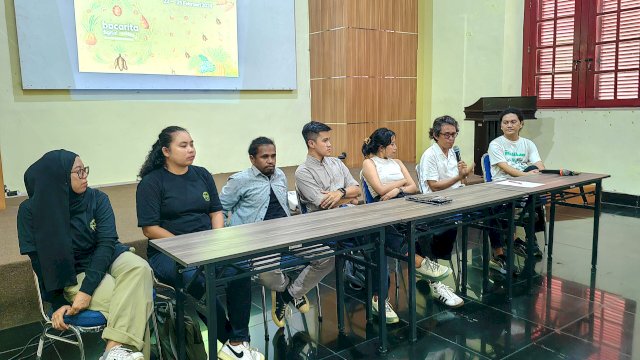 Press conference Bacarita Digital Volume Dua di Benteng Fort Rotterdam. Foto: Istimewa