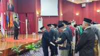 Rektor UNM Prof Husain Syam Lantik 64 Pejabat Baru Lingkup UNM