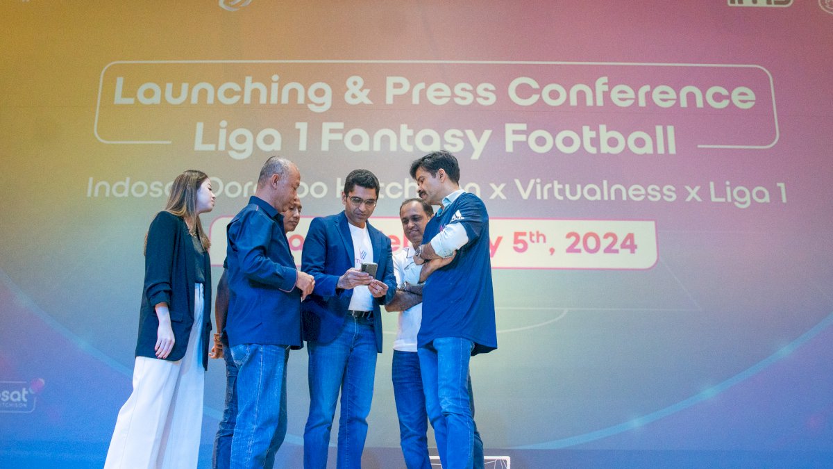 Indosat dan Virtualness Hadirkan Liga 1 Fantasy Football, Bisa Buat Tim Sepakbola Sendiri
