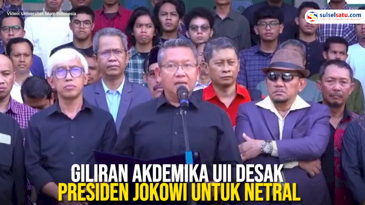 VIDEO: Giliran Akademika UII Desak Presiden Jokowi untuk Netral