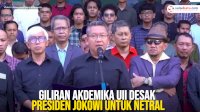 VIDEO: Giliran Akademika UII Desak Presiden Jokowi untuk Netral