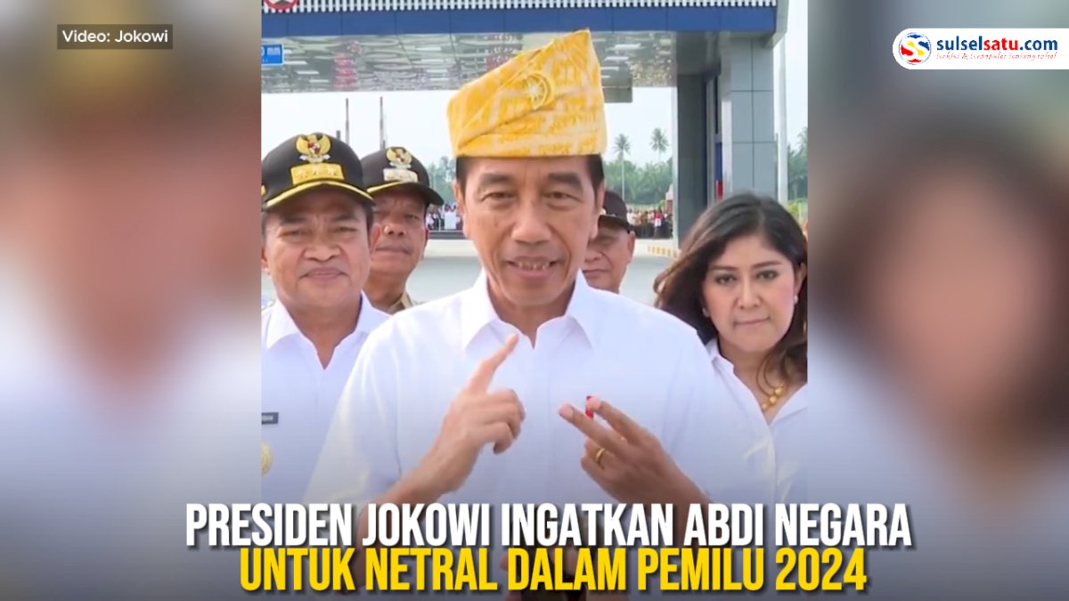 VIDEO: Presiden Jokowi Ingatkan Abdi Negara untuk Netral dalam Pemilu 2024